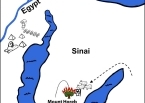 High Resolution Exodus Mount Horeb Map sidebar image